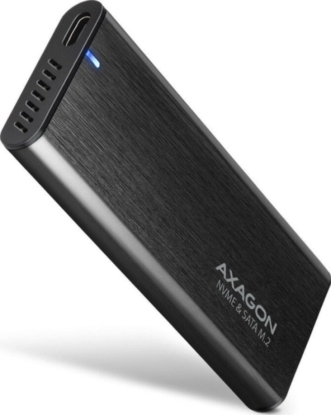Bilde av Axagon Eem2-Sb2 Usb-C 3.2 Gen 2, M.2 Ssd-Kabinett - Svart