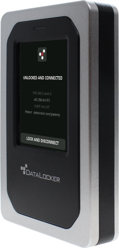 Datalocker Dl4 Fe - Ssd - Kryptert - 1 Tb - Ekstern (Bærbar) - Usb 3.2 (Usb-C Kontakt) - Fips 140-2 Level 3, 256-Bit Aes-Xts - Taa-Samsvar
