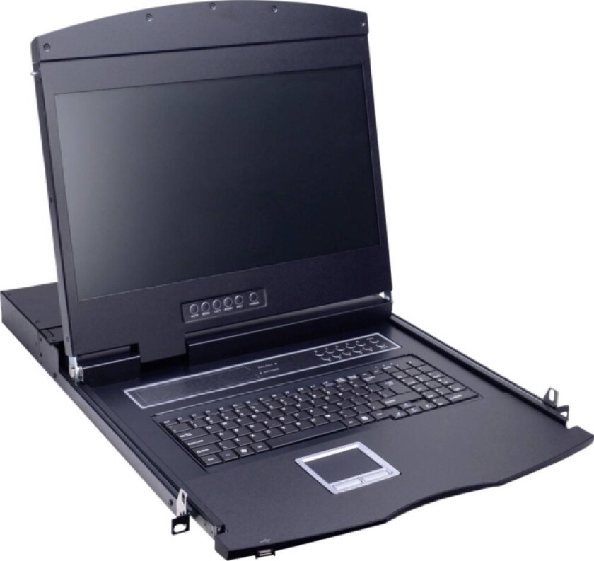 19" Lcd Kvm Switch 1 User - 8Pcs, 48Cm (19") Tft (4:3), Vga, Usb+ Ps/2, Ch