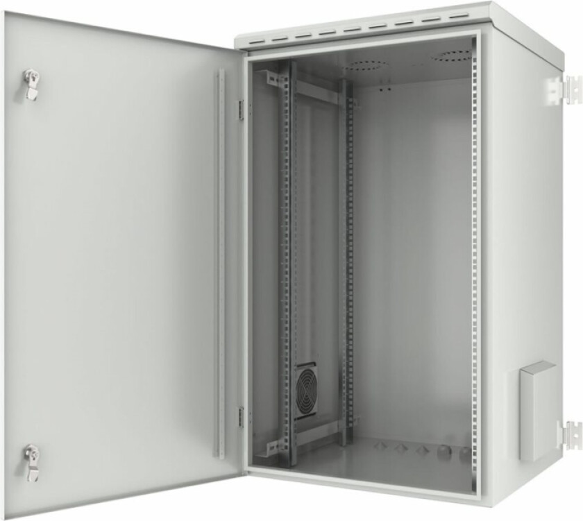 By Logon - Rack Skap - 60 X 60 - Veggmonterbar - Hvit, Ral7035 - 20U - 19"
