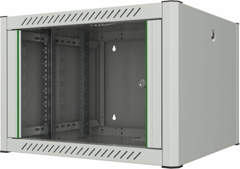 By Logon - Rack Skap - 60 X 56, Pro - Veggmonterbar - Hvit, Ral7035 - 7U - 19"