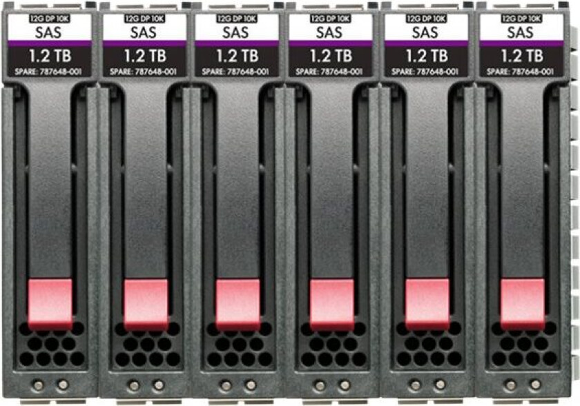 Hpe Enterprise - Harddisk - 7.2 Tb - Hot-Swap - 2.5" Sff - Sas 12Gb/S - 10000 Rpm (En Pakke 6) - For Modular Smart Array 1060 10Gbase-T Iscsi Sff, 10