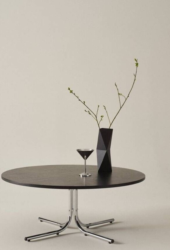 sofabord diameter 100 cm Svart