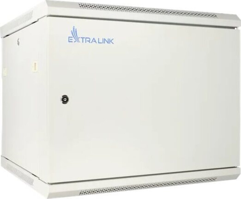 Extralink Asp - Rack Skap - 600X600 Mm - Veggmonterbar - Grå - 12U - 19"