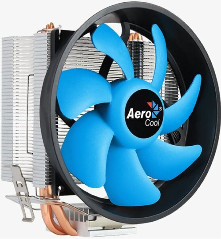 Aerocool Verkho 3 Plus - Prosessorkjøler - (For: Lga775, Am2, Am2+, Am3, Am3+, Fm1, Fm2, Am4, Lga1200, Lga1700, Am5, Lga115x Socket) - Aluminium Og K