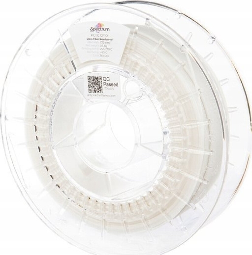 Spectrum Spectrum 3D Filament, Pctg Gf10, 1.75Mm, 500G, 80727, Natural