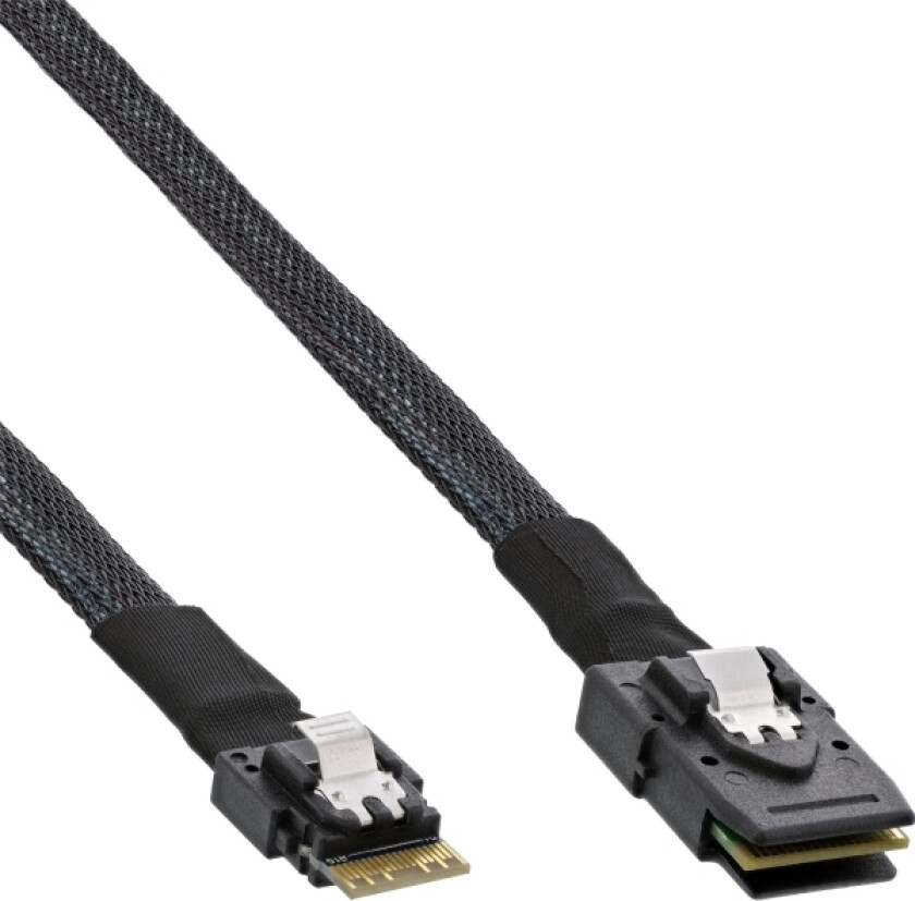 27645B, 1 M, Sff-8654 Male, Mini Sas Sff-8087, Rett, Rett, Hankjønn/Hunkjønn