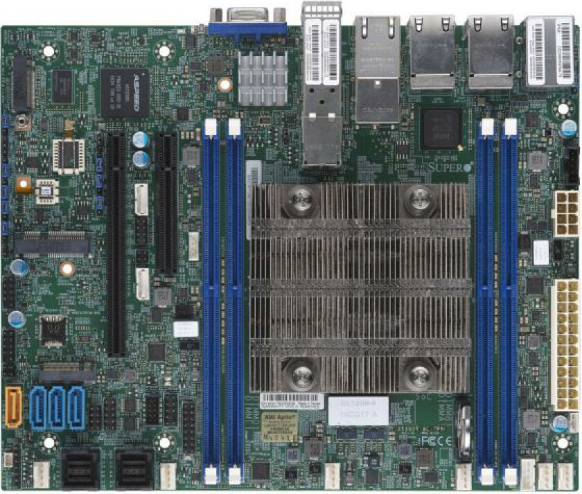 Supermicro Mbd-X11sdv-4C-Tp8fb, Intel, Intel® Xeon®, Ddr4-Sdram, 256 Gb, 2133,2450,2666 Mhz, Sata Iii