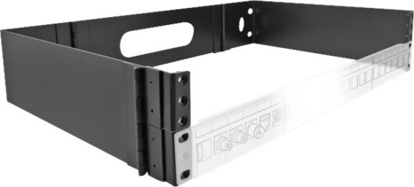 Delock - Rack Skap - Veggmonterbar - Svart - 2U - 19"