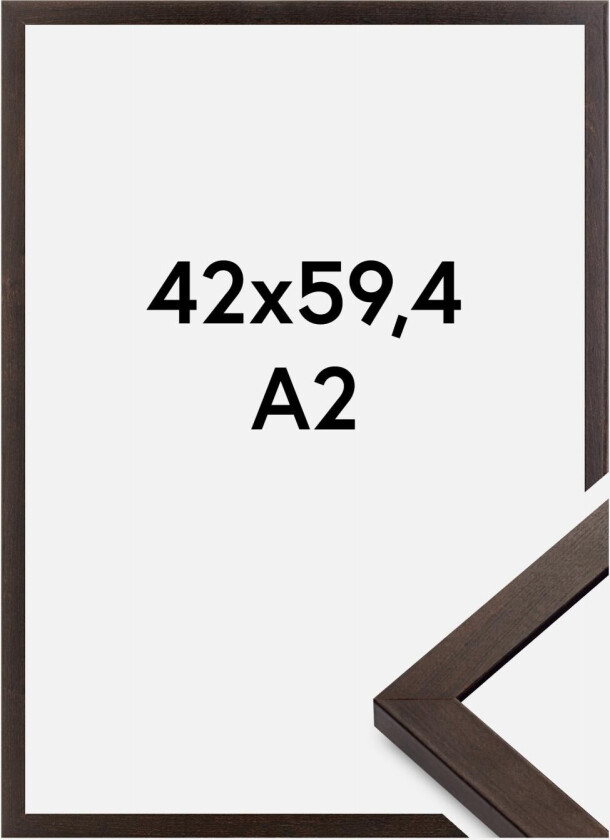 Ramme Selection Akrylglass Valnøtt 42x59,4 Cm (A2)
