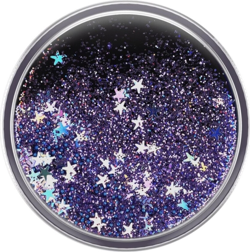 Popsockets Swappable Popgrip - Fingergrep/Stativ For Mobiltelefon - Tidepool Galaxy Purple - Purpur Glans Som Flyter I Væske