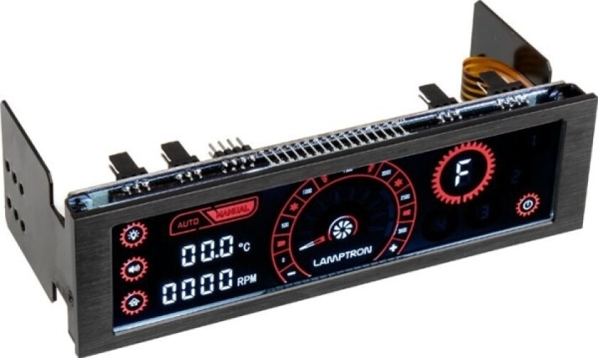 Cm430 Pwm Viftekontroller - Sort/Rød