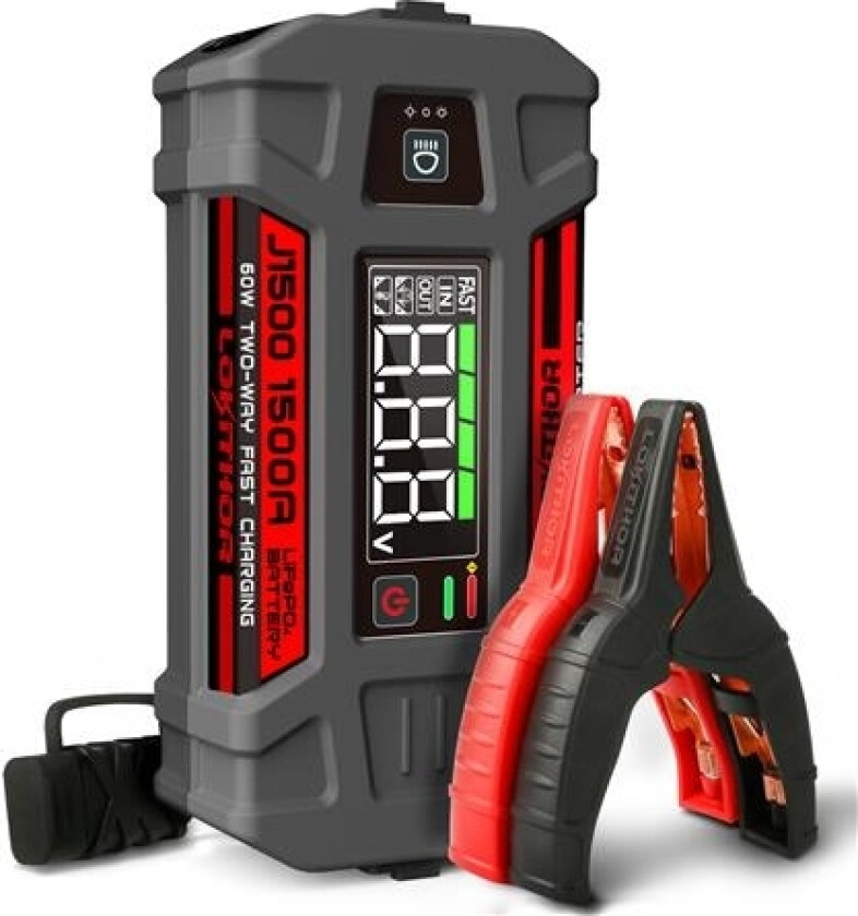 J402: 3000A Jumpstarter, 100W Hurtig Opladning Og Ultimativ Pålidelighed Til Dit Køretøjs Nødsituationer