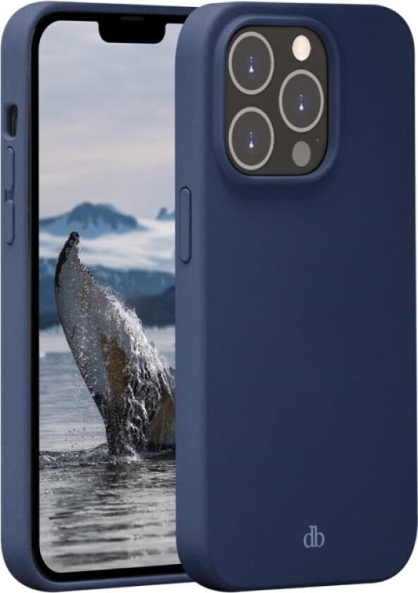 Dbramante1928 Monaco - Baksidedeksel For Mobiltelefon - Magsafe-Samsvar - 100 % Resirkulert Plast - Asurblå - For Apple Iphone 14 Pro