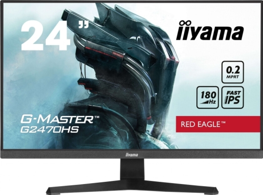 G2470hs-B1 23,8 Tommer Rask Ips Fhd 180Hz 300Cd/M2 0,2Ms Hdmi Dp-Høyttalere