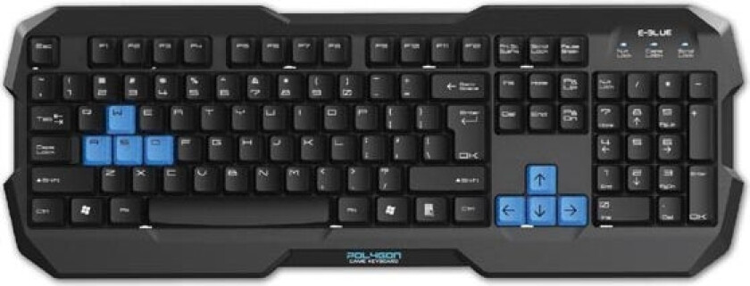 E-Blue Polygon Keyboard (Ekm075bk)