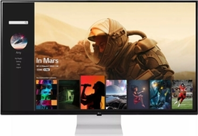 Lg 43Sq700s-W, 108 Cm (42,5"), 3840 X 2160 Piksler, 4K Ultra Hd, 5 Ms, Hvit