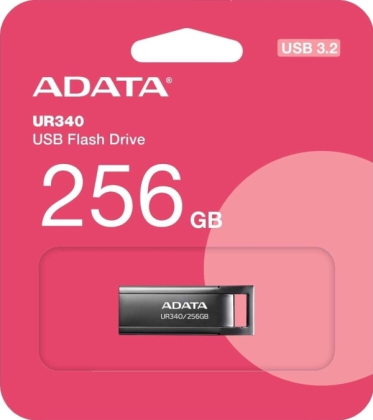 Pendrive Adata Memory Drive Flash Usb3.2 256G/Black Aroy-Ur340-256Gbk Adata