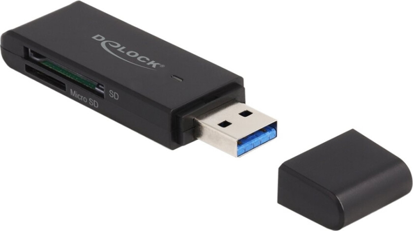 Delock - Kortleser (Sd, Minisd, Rs-Mmc, Transflash, Mmcmobile, Microsd, Mmcplus, Mmcmicro, Microsdhc, Sdxc, Microsdxc, Mmc Ii, Turbosd, Turbo Minisd,