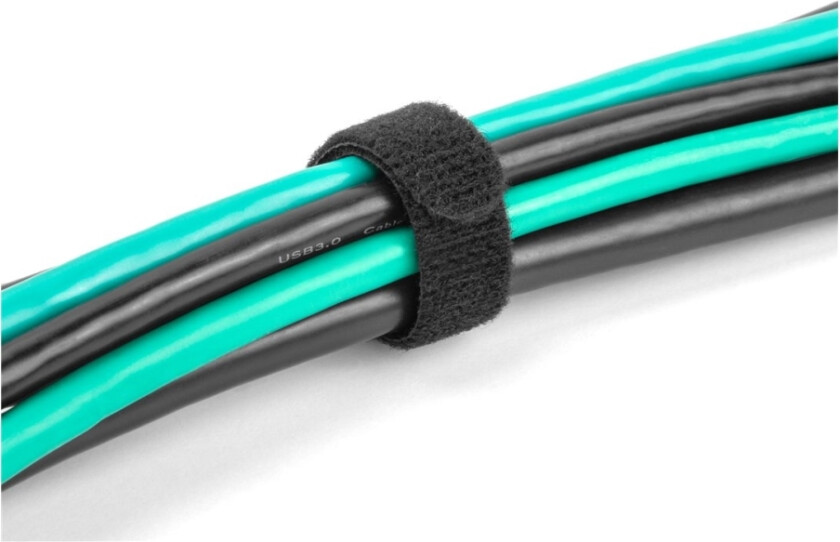 Delock Klett Buntebånd L 250 X B 12 Mm Schwarz 10 Stk