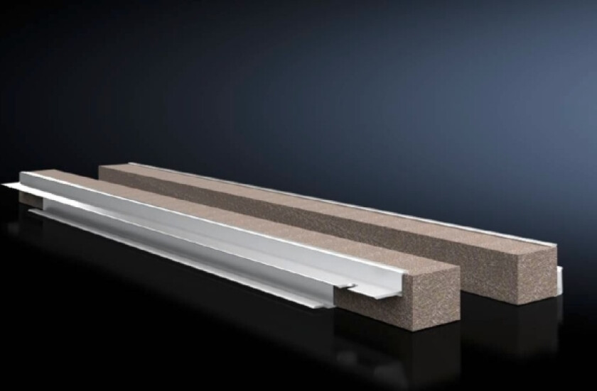 Bilde av Vx 8618.810, Kabelkanal, Grå, Aluminium, Ip55, 600 Mm, 2 Stykker