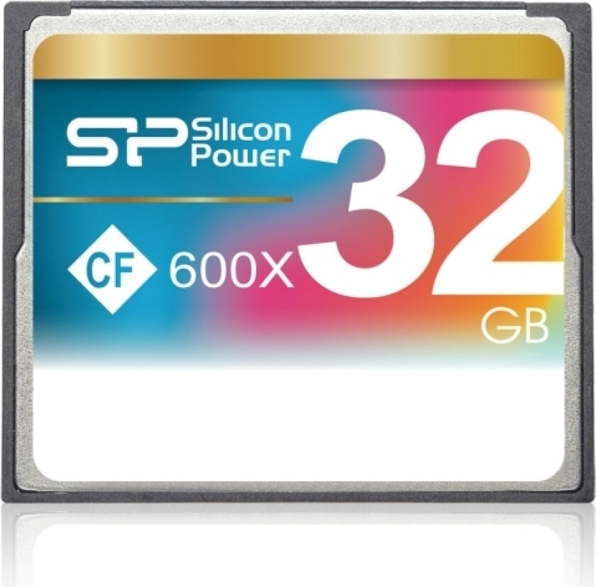 Cf 600X, 32 Gb, Compactflash, 90 Mb/S, Rød