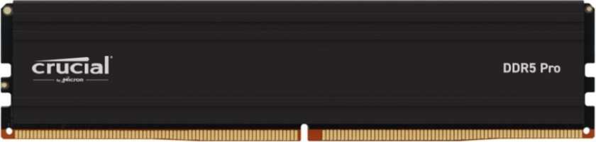 Pro - Ddr5 - Modul - 16 Gb - Dimm 288-Pin Lav Profil - 6000 Mhz / Pc5-48000 - Cl48 - 1.1 V - Ikke-Bufret - On-Die Ecc - Matt Svart