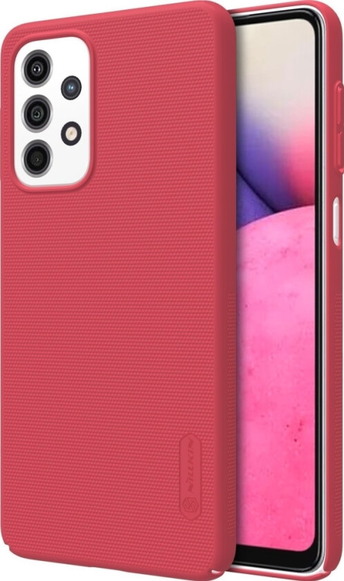 Nillkin Nillkin Super Frosted Shield Forsterket Deksel + Stativ For Samsung Galaxy A33 5G Rød