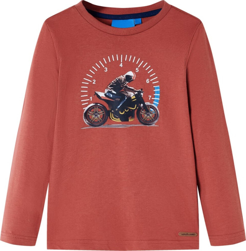 T-skjorte for barn med lange ermer henna 104