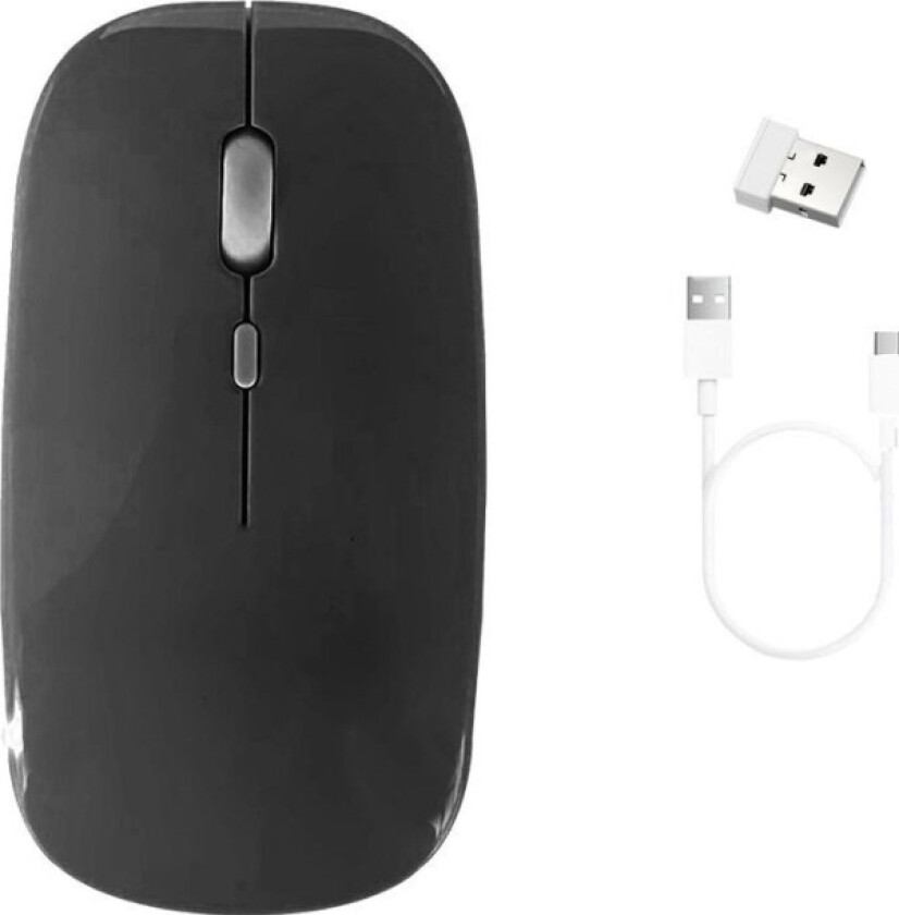Mouse Wireless Bluetooth Computer Mouse With Radio Band - Ctmm (Black) Universal