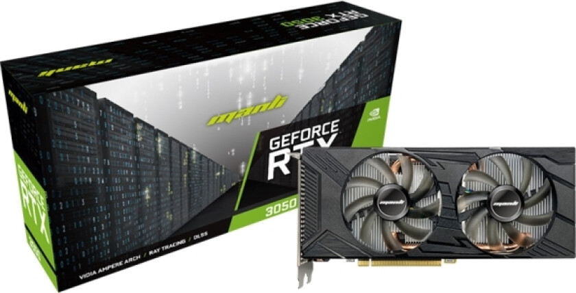 Geforce Rtx 3050 Twin - Grafikkort - 8 Gb Gddr6 - Hdmi