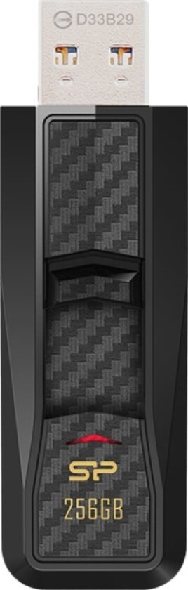 Blaze B50 - Usb-Flashstasjon - 256 Gb - Usb 3.1 Gen 1 - Svart Karbonfiber
