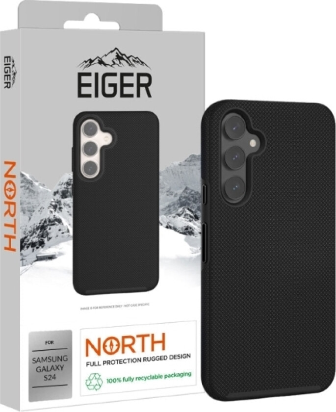 Eiger Egca00542, Deksel, Samsung, Galaxy S24, 15,8 Cm (6,2"), Sort