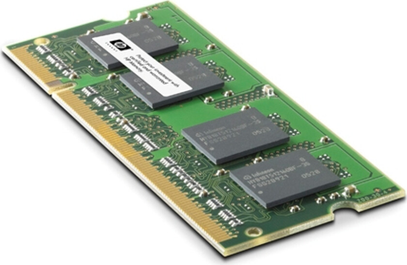 Hp - Ddr2 - Modul - 1 Gb - So Dimm 200-Pin - 800 Mhz / Pc2-6400 - Ikke-Bufret - Ikke-Ecc