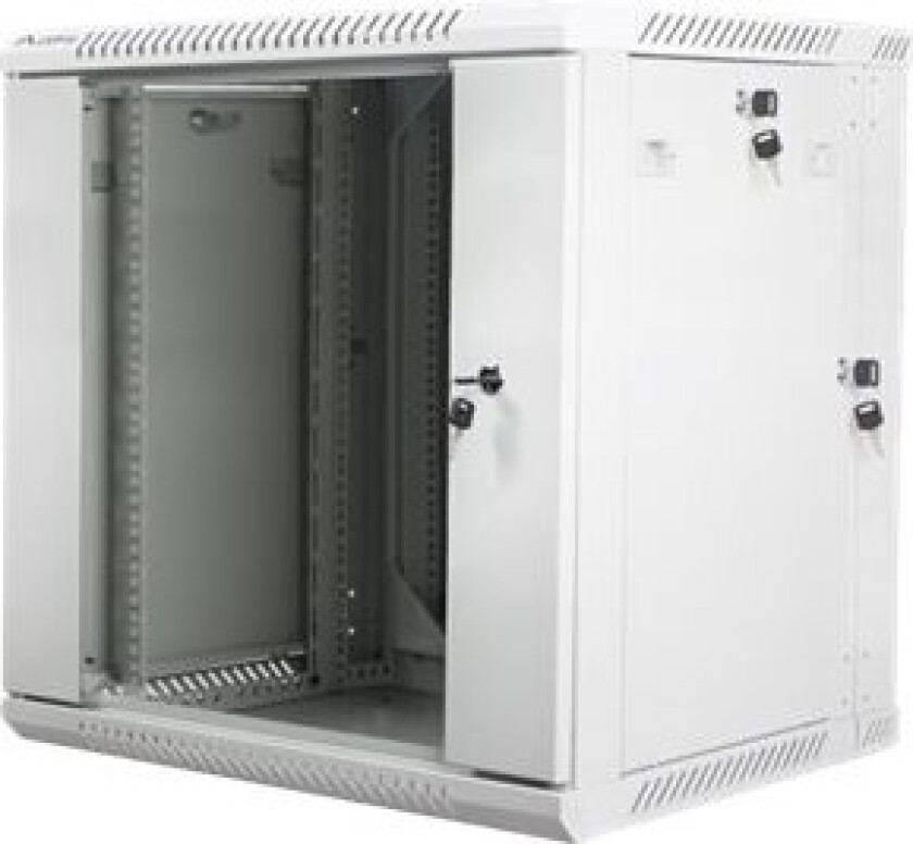 Lanberg - Rack Skap - Veggmonterbar - Grå, Ral 7035 - 12U - 19"
