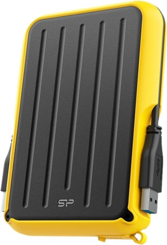 Armor A66 - Harddisk - 5 Tb - Ekstern (Bærbar) - Usb 3.2 Gen 1 - Svart/Gul