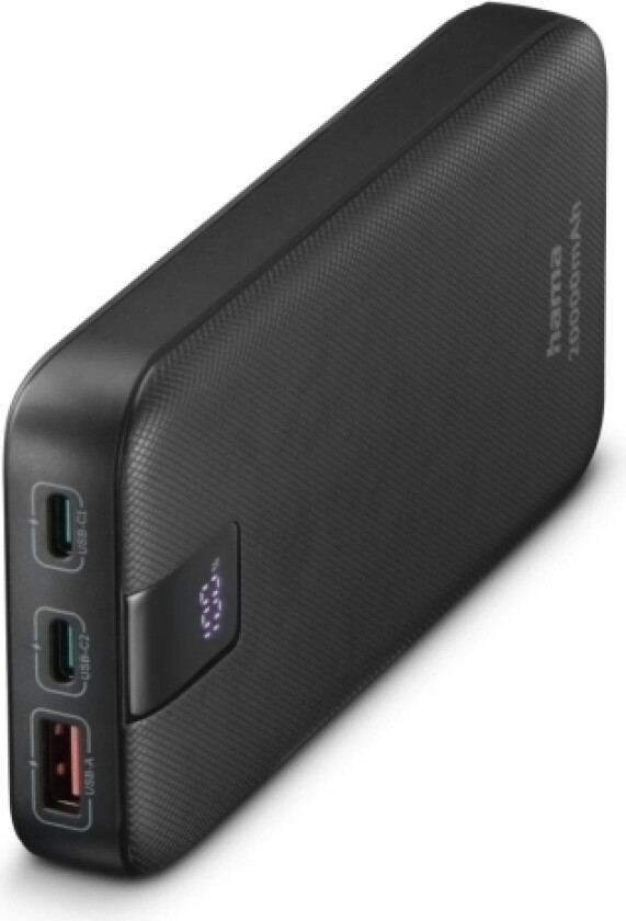 00201719, 20000 Mah, Litium Polymer (Lipo), Quick Charge 3.0, Antracit