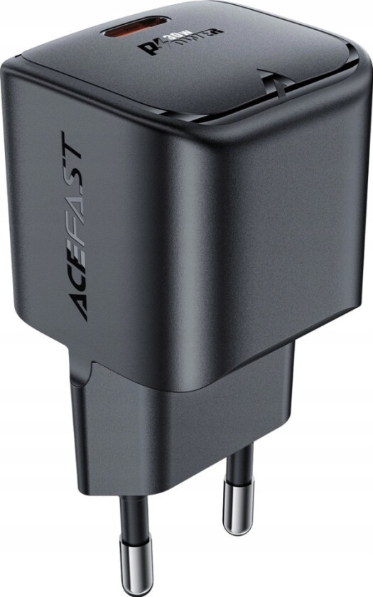 A77 Mini Pd 30W Gan Usb-C Vegglader - Svart