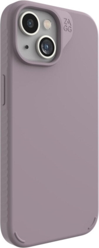 Zagg Manhattan Snap - Baksidedeksel For Mobiltelefon - Magsafe-Samsvar - Silikon - Lavendel - For Apple Iphone 13, 14, 15