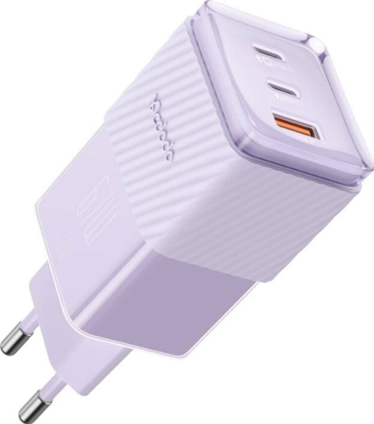 Gan 67W Nettverkslader Mcdodo Ch-1502 2X Usb-C, Usb-A (Lilla)