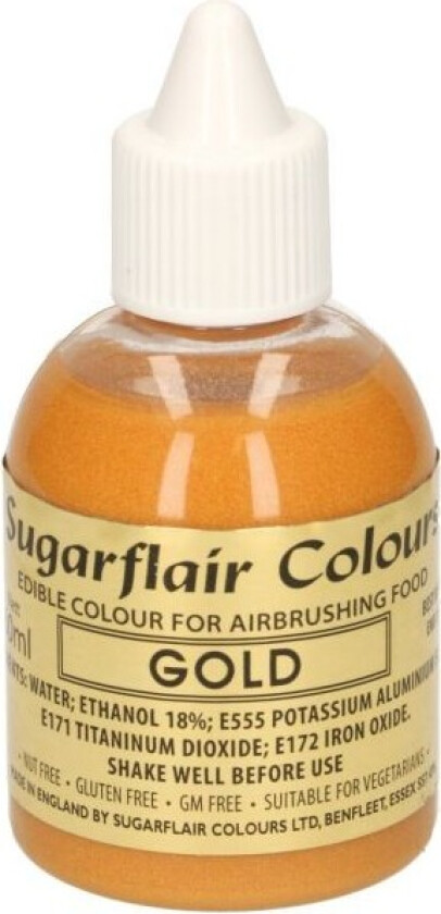 Airbrushfarge -Gull- 60ml