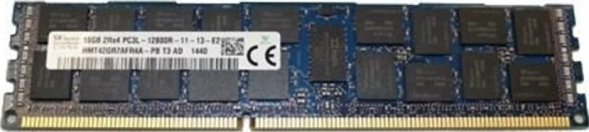 - Ddr3 - Modul - 16 Gb - Dimm 240-Pin - 1600 Mhz / Pc3-12800 - 1.35 V - Registrert - Ecc - For Poweredge M620, R420, T420, T620