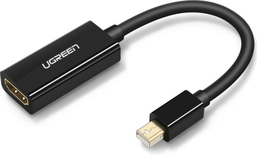 Adapter Av Ugreen Adapter / Kabel Mini Displayport Do Hdmi Ugreen Md112, 1080P, 20Cm (Czarny)