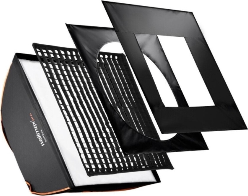 Softbox Walimex Pro Plus Orange Line 18800 (L X B X H) 54 X 90 X 90 Cm 1 Stk