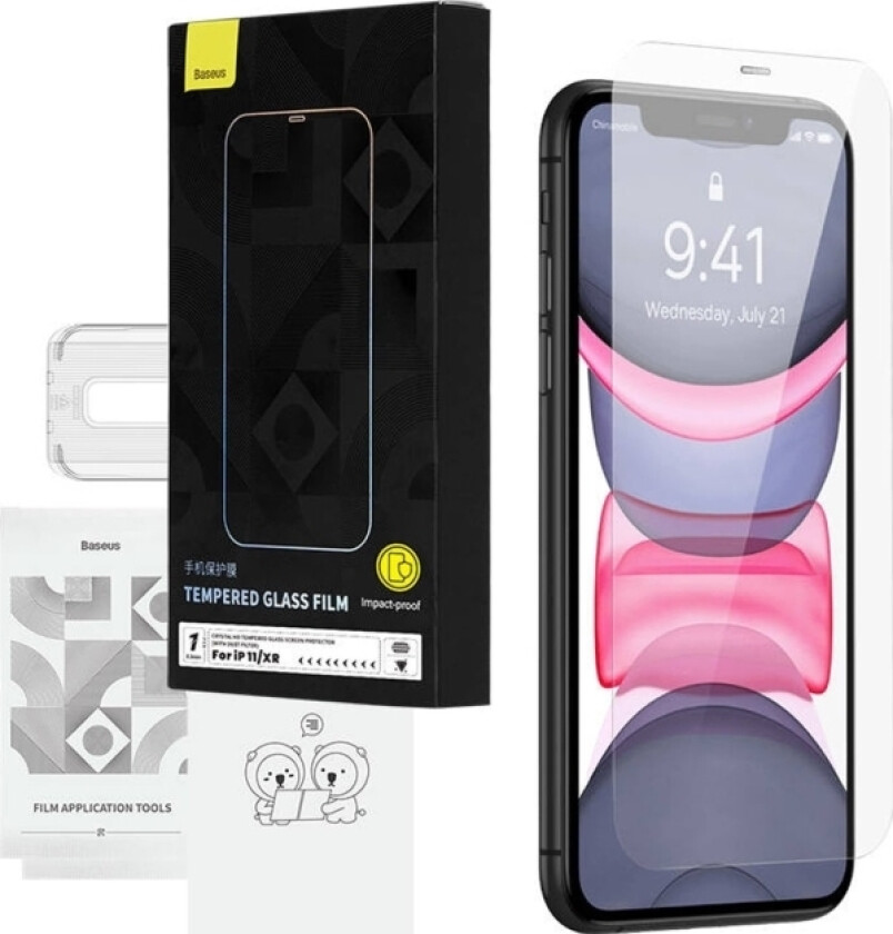 Herdet Glass Crystal Hd 0,3 Mm For Iphone 11/Xr