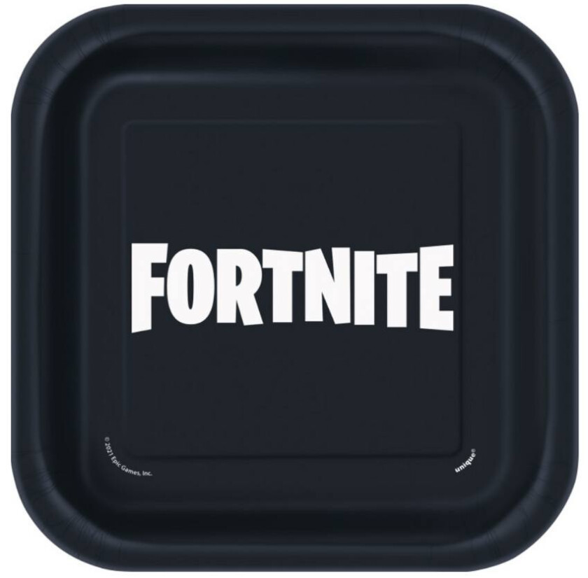 Papptallerken Fortnite, 19cm pk/8
