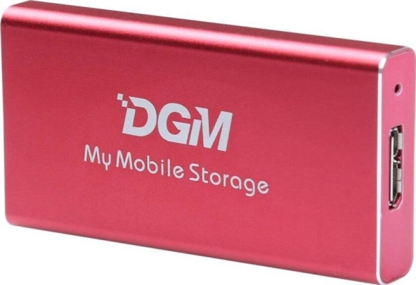 Dgm My Mobile Storage Ekstern Ssd-Stasjon 512Gb Rød (Mms512rd)