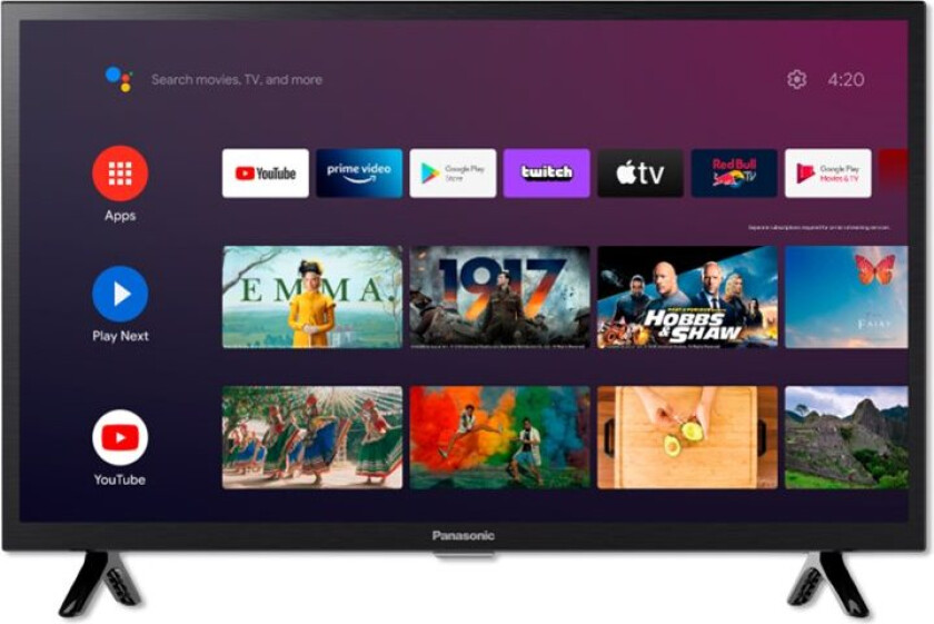 Tx-24Lsw504 - 24" Diagonalklasse Lsw504 Series Led-Bakgrunnsbelyst Lcd Tv - Smart Tv - Android Tv - 720P 1366 X 768 - Hdr