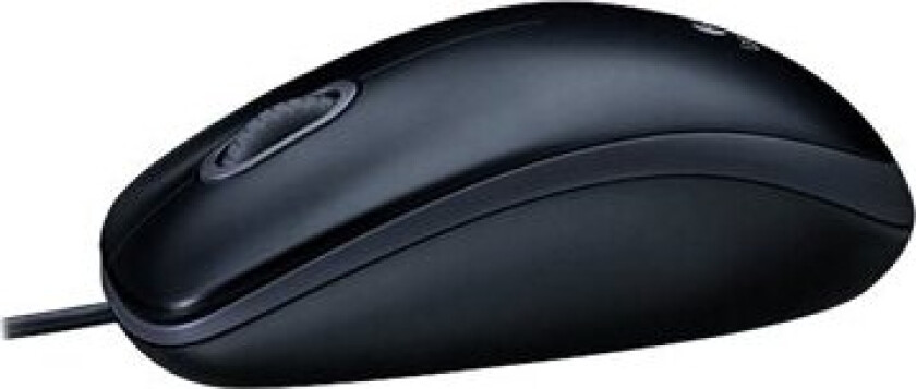 M100 - Mus - Høyre- Og Venstrehåndet - Optisk - 3 Knapper - Kablet - Usb - Svart