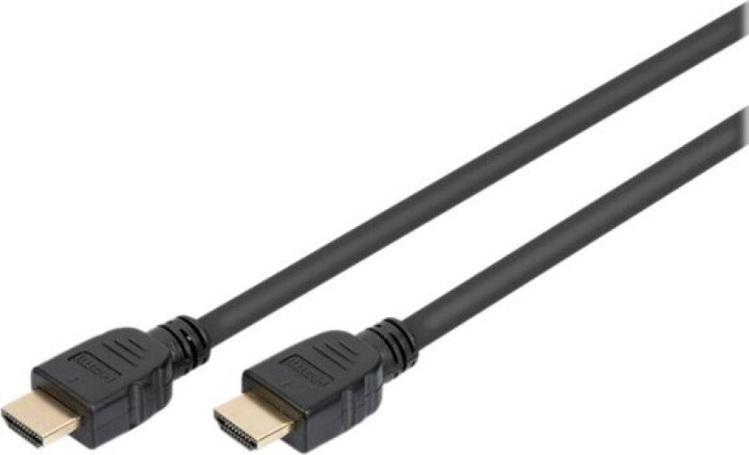 Bilde av - Ultra High Speed - Hdmi-Kabel Med Ethernet - Hdmi Hann Til Hdmi Hann - 2 M - Trippel Beskyttelse - Svart - 8K-Støtte